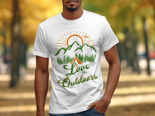 Love The Outdoors Graphic Adventure T-Shirt - Design & Vybe
