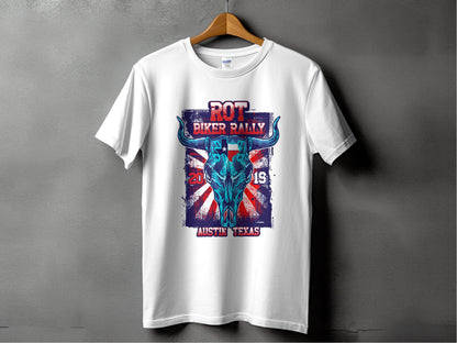 ROT Biker Rally Austin Texas 2019 T-Shirt - Design & Vybe