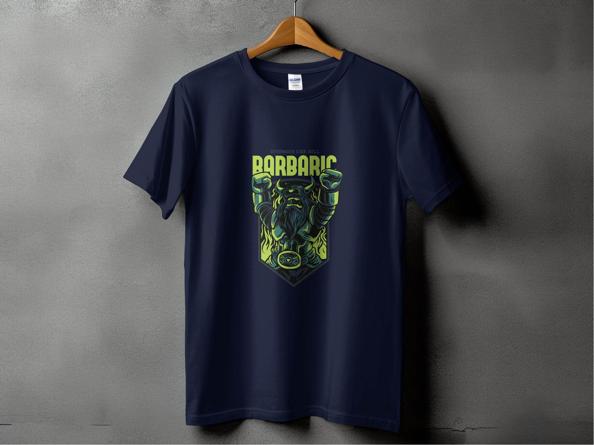 Stronger Like Hell Barbaric Warrior Graphic T-Shirt - Design & Vybe