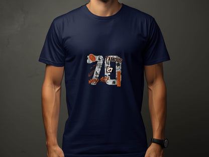 Retro Newspaper Famous 70 World Style Number 27 T-Shirt - Design & Vybe