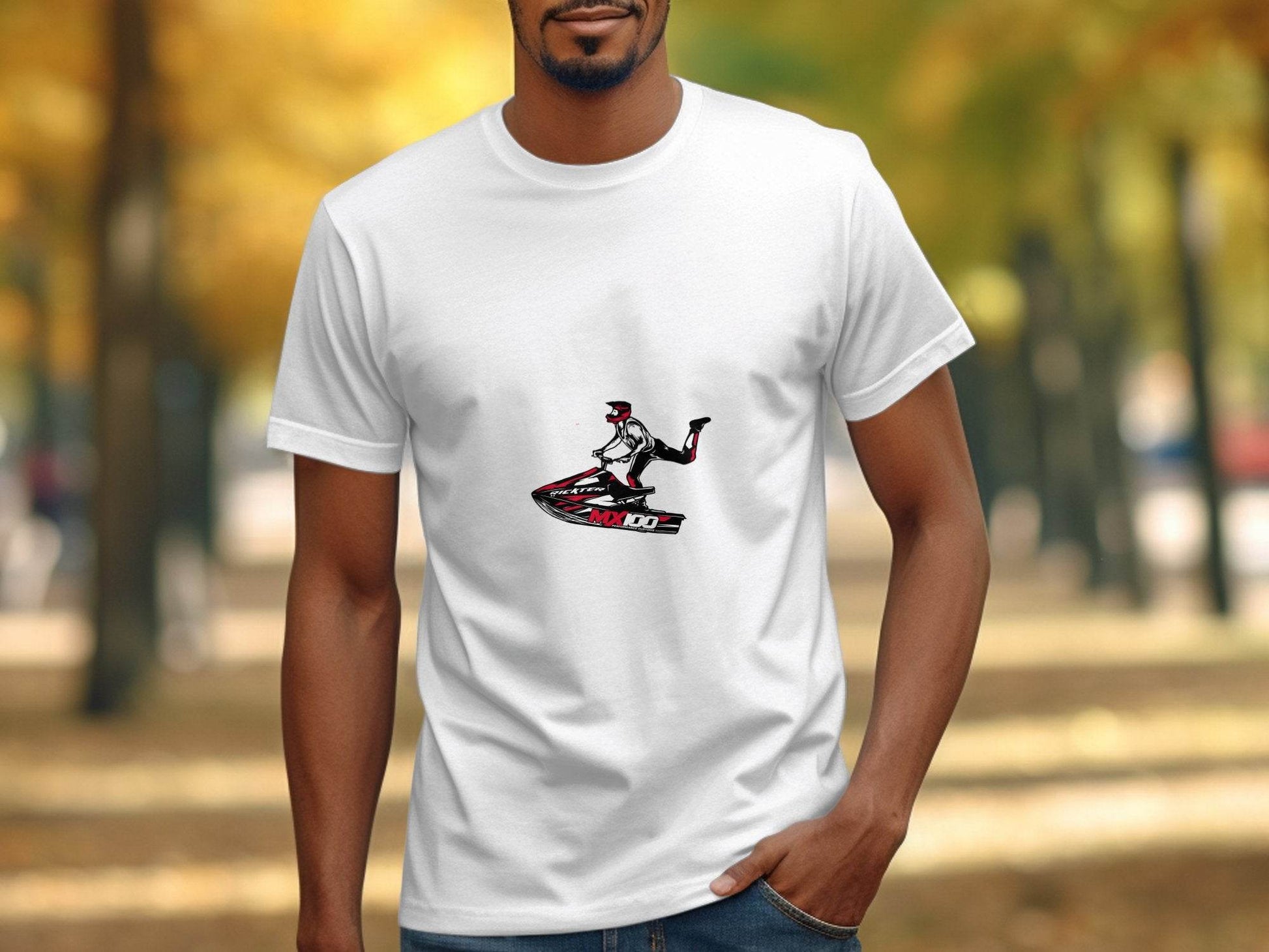 MX100 Performance Customs Jetskiing Adventure Sports T-Shirt - Design & Vybe