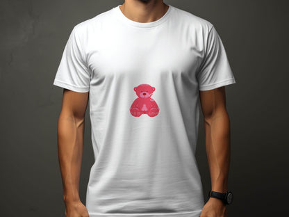 False Hope with Pink Bear Print Graphic T-Shirt - Design & Vybe