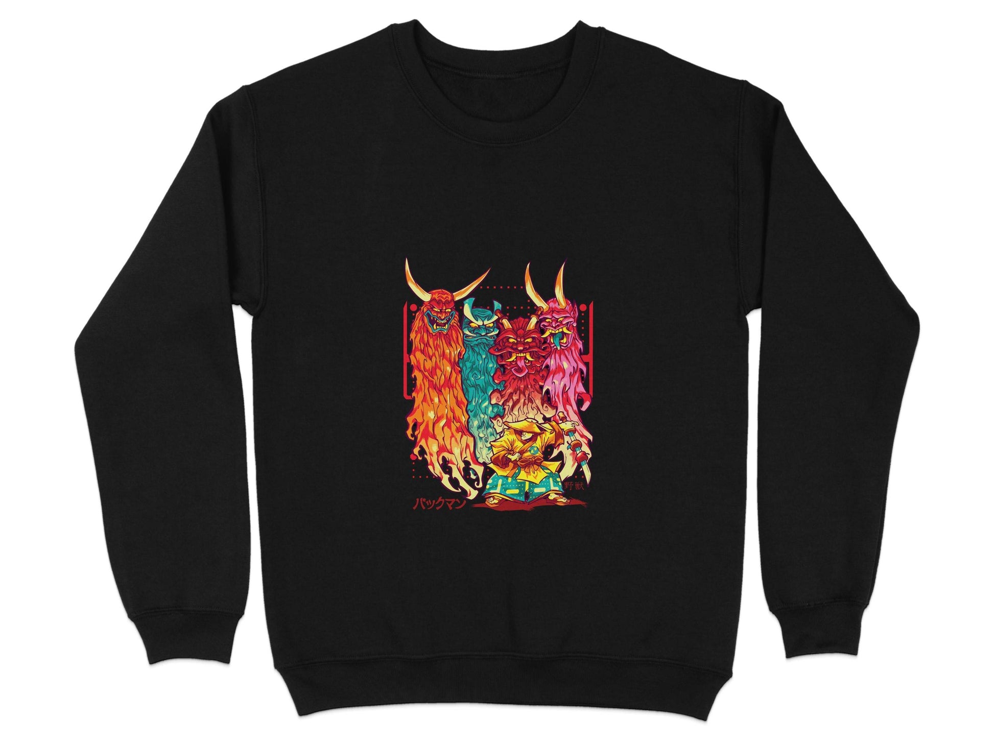 Samurai Versus Demons Graphic Novelty Unisex Sweater - Design & Vybe