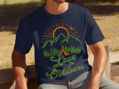 Love The Outdoors Graphic Adventure T-Shirt - Design & Vybe