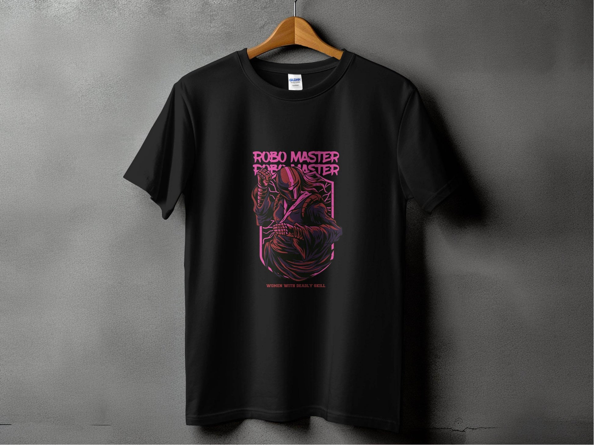 Robo Master Woman With Deadly Skill Graphic Design T-Shirt - Design & Vybe