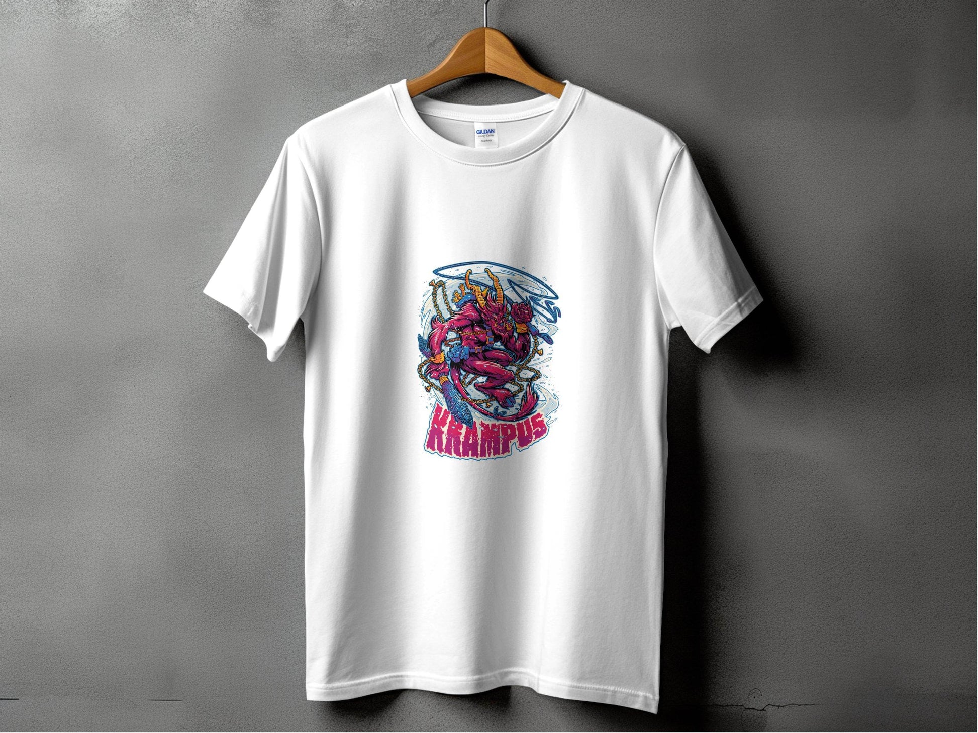 Krampus Devil Folklore Christmas Monster Themed T-Shirt - Design & Vybe