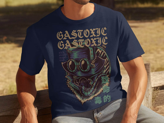Gastoxic Sick World Masked Character Graphic Design T-Shirt - Design & Vybe