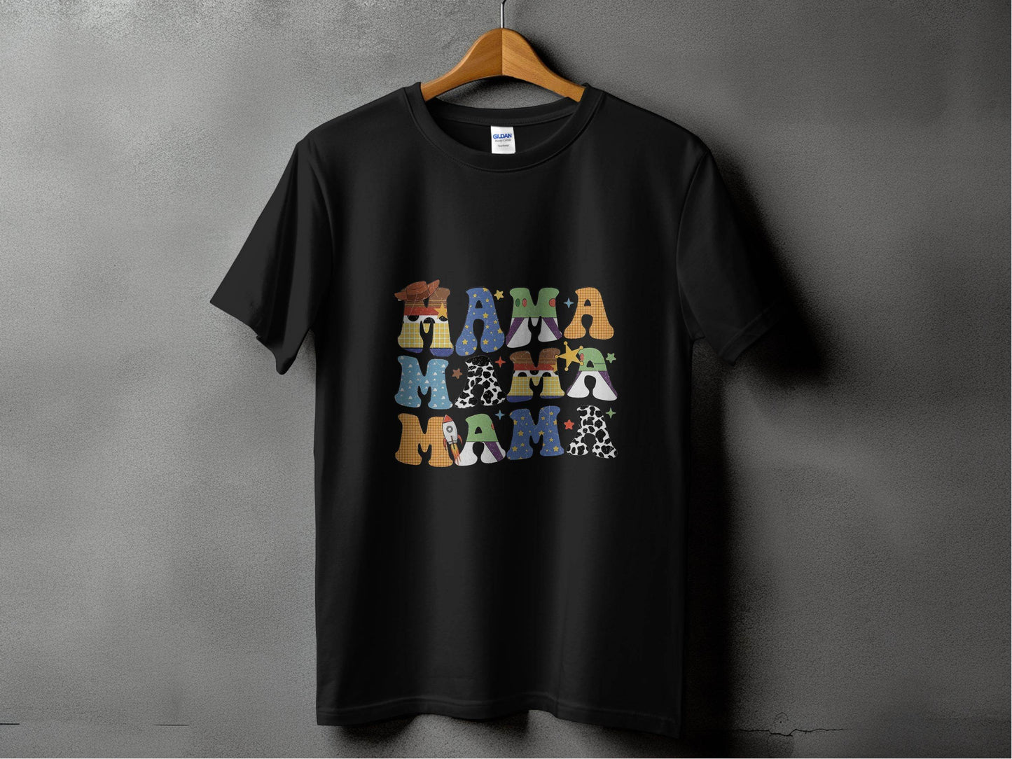 Colorful Mama Letters Cute Family Mama Life T-Shirt - Design & Vybe
