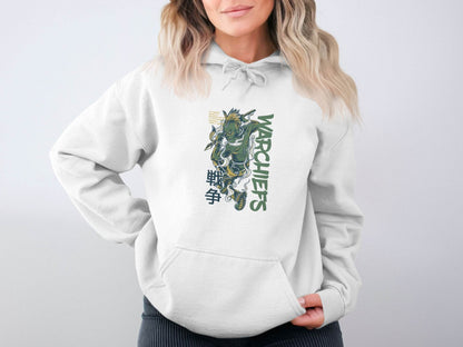 Warrior with Spear Graphic Urban Style Inspired Hoodie - Design & Vybe