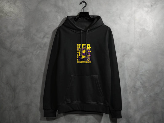 No Rules Rebel Image Graphic For Obrakada Hoodie - Design & Vybe