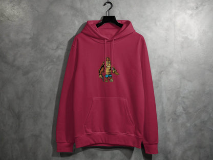 Fierce Gorilla with Guns Graphic Printed Hoodie - Design & Vybe