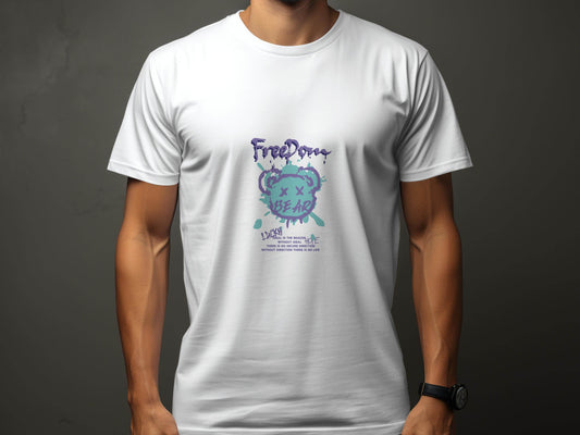 Freedom Bear Ideal Hope Graphic Design Cool T-Shirt - Design & Vybe