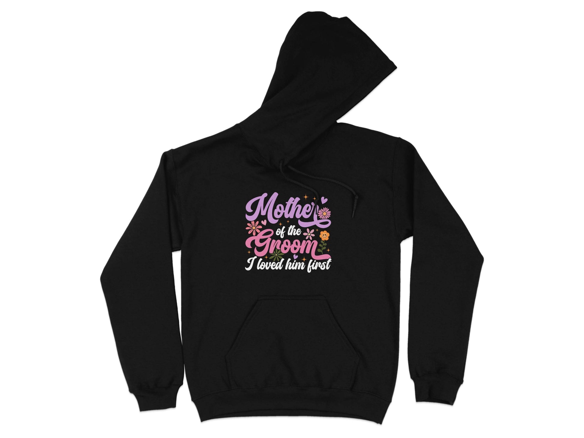 Mother of the Groom I Loved Him First Floral Art Hoodie - Design & Vybe