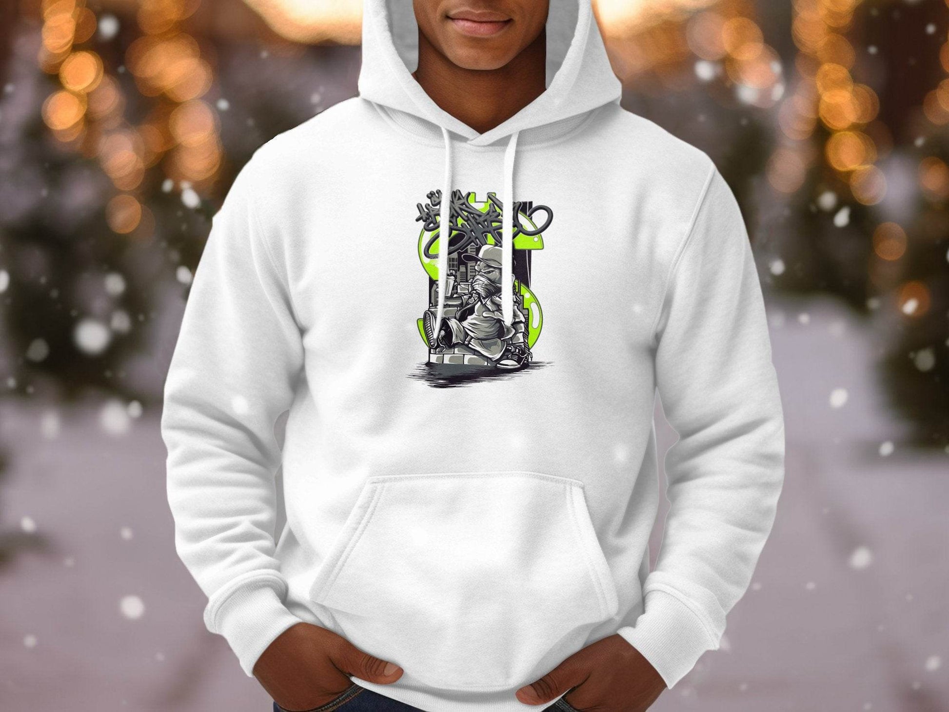 Urban Street Art Graffiti Character Design Printed Hoodie - Design & Vybe