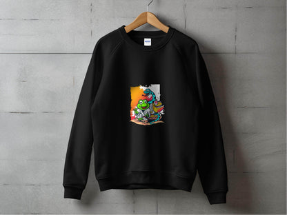 Animals in a Dojo Fighting Styles Illustration Sweater - Design & Vybe
