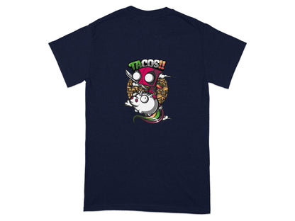 Fun Tacos Design on Dark Colored Shirt product type
