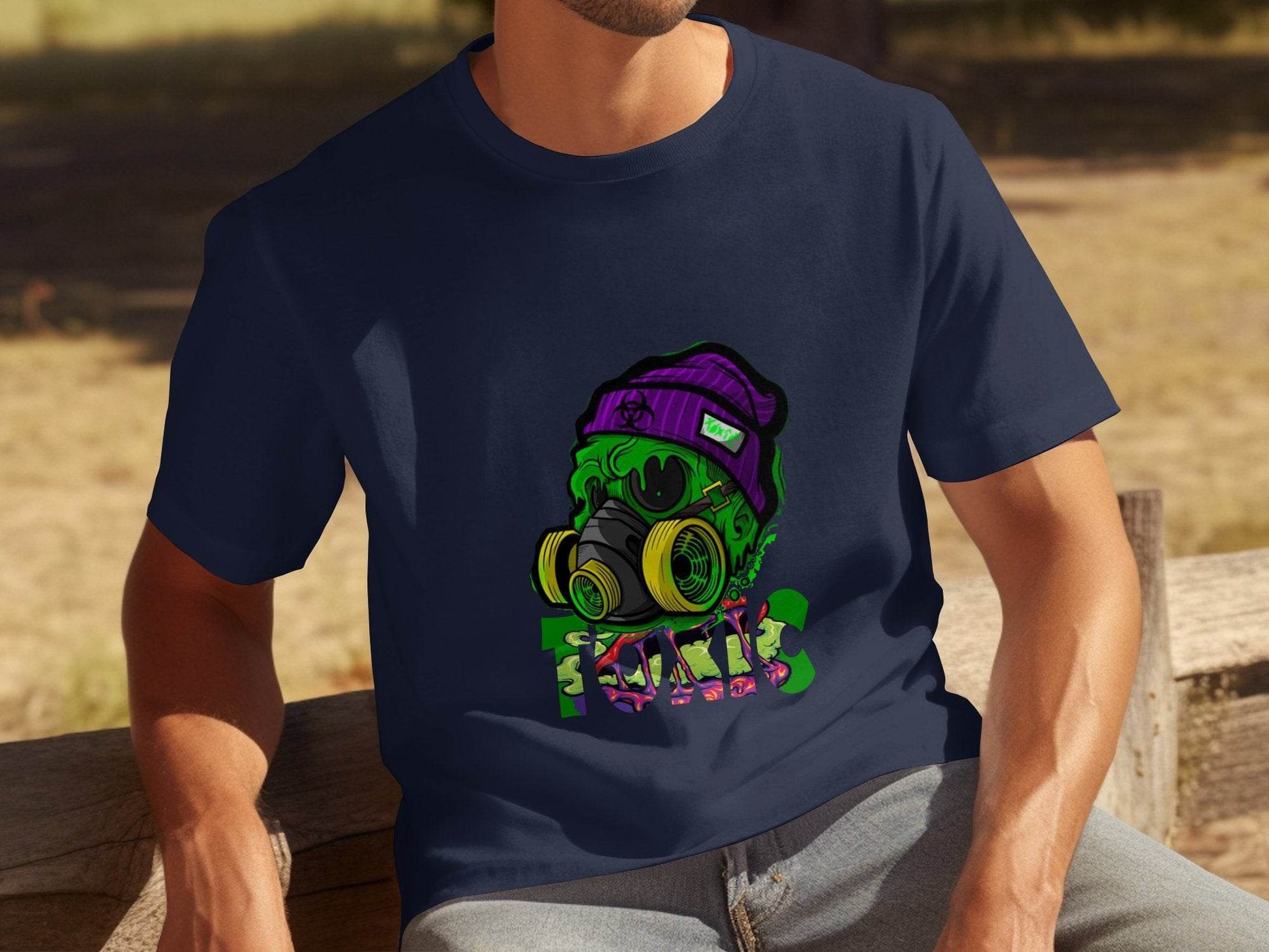 Toxic Waste Character Image Design Printed Graphic T-Shirt - Design & Vybe