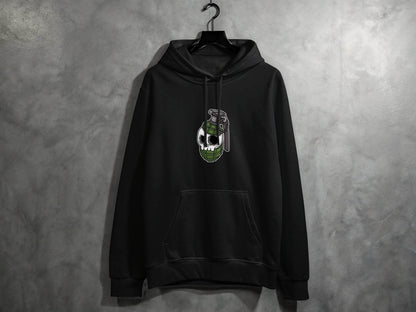 Skull Grenade Graphic Design Funny Unique Style Hoodie - Design & Vybe