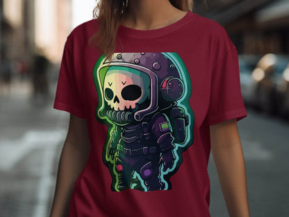 Space Skull Astronaut Graphic Tee Unisex T-shirt product type