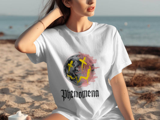 Phenomena Gothic Grunge Smile Face Design Style T-Shirt - Design & Vybe