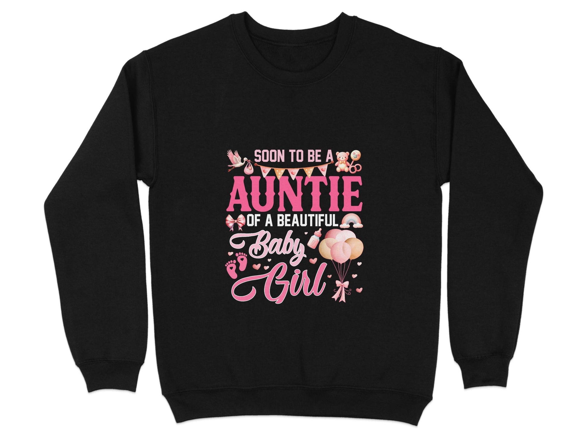 Soon To Be Auntie of a Beautiful Baby Girl Sweater - Design & Vybe