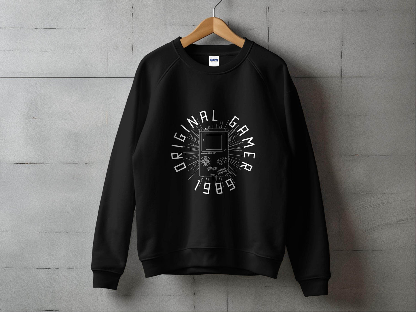 Original Gamer Nintendo Gameboy Since 1989 Design Sweater - Design & Vybe
