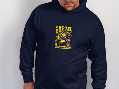 No Rules Rebel Image Graphic For Obrakada Hoodie - Design & Vybe