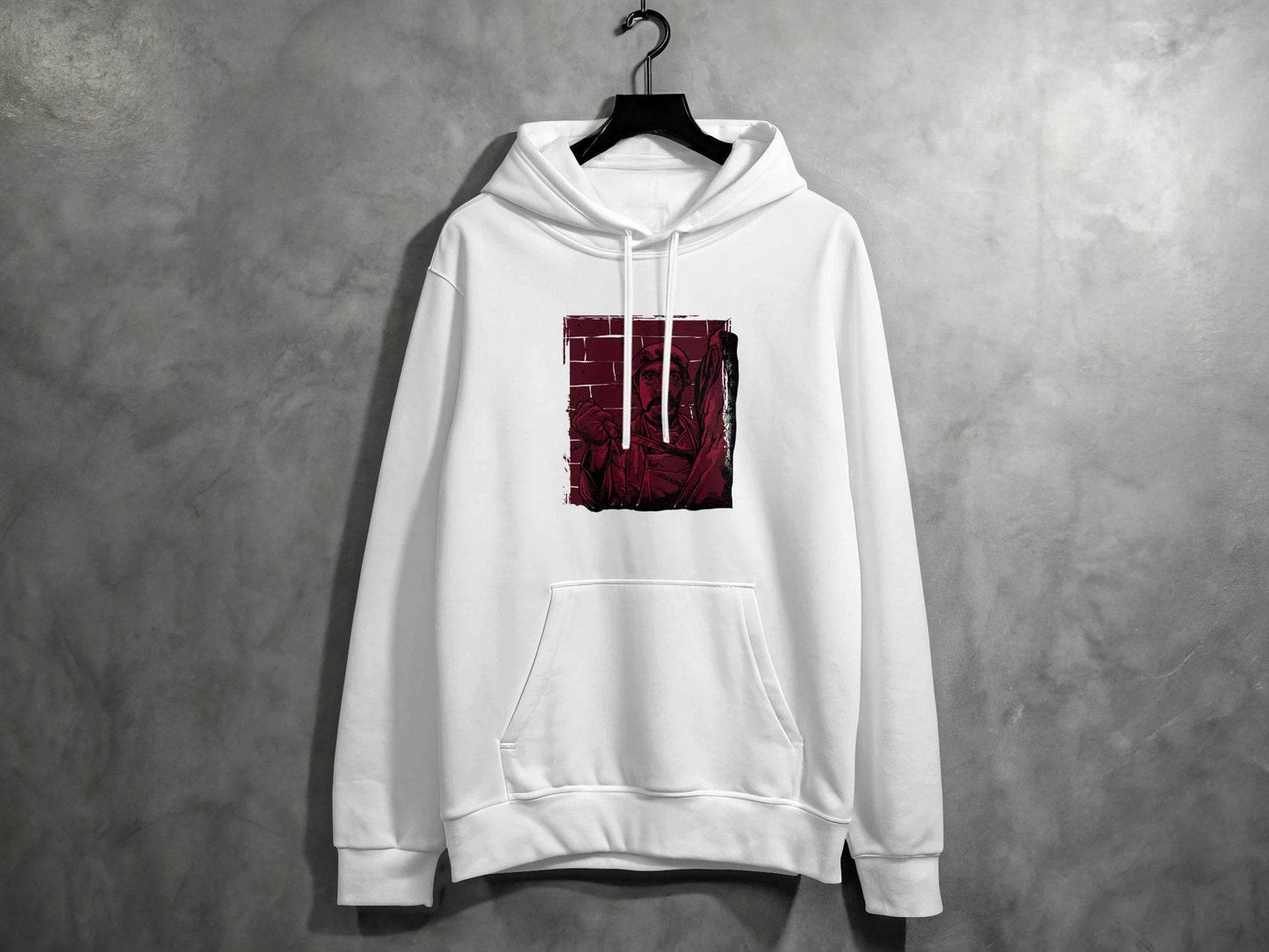 Vintage Butcher with Intense Gaze Graphic Hoodie - Design & Vybe