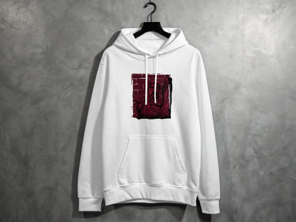 Vintage Butcher with Intense Gaze Graphic Hoodie - Design & Vybe