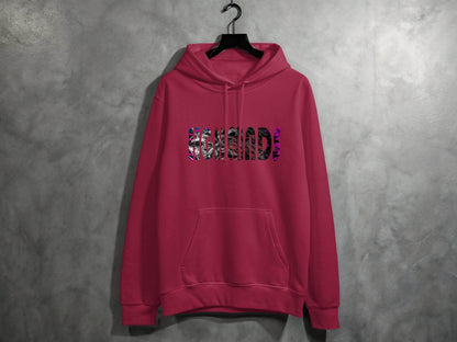 Highmads Artistic Bold Design Statement Graphic Print Hoodie - Design & Vybe