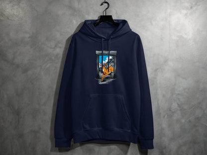 Wildlife Escape Deer Graphic Hoodie - Design & Vybe