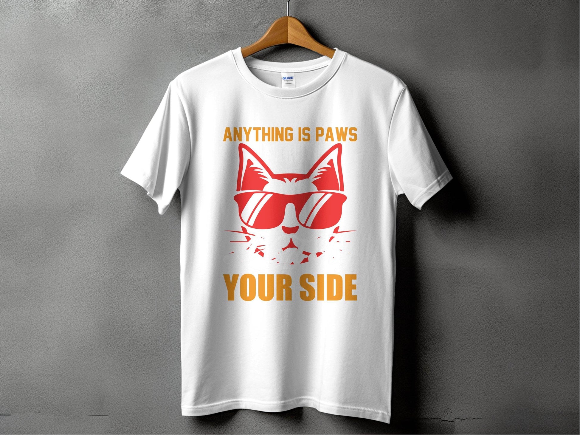 Anything Is Paws Your Side Cat Graphic T-shirt product type
