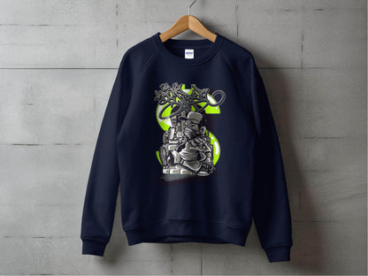 Urban Street Art Graffiti Character Design Printed Sweater - Design & Vybe