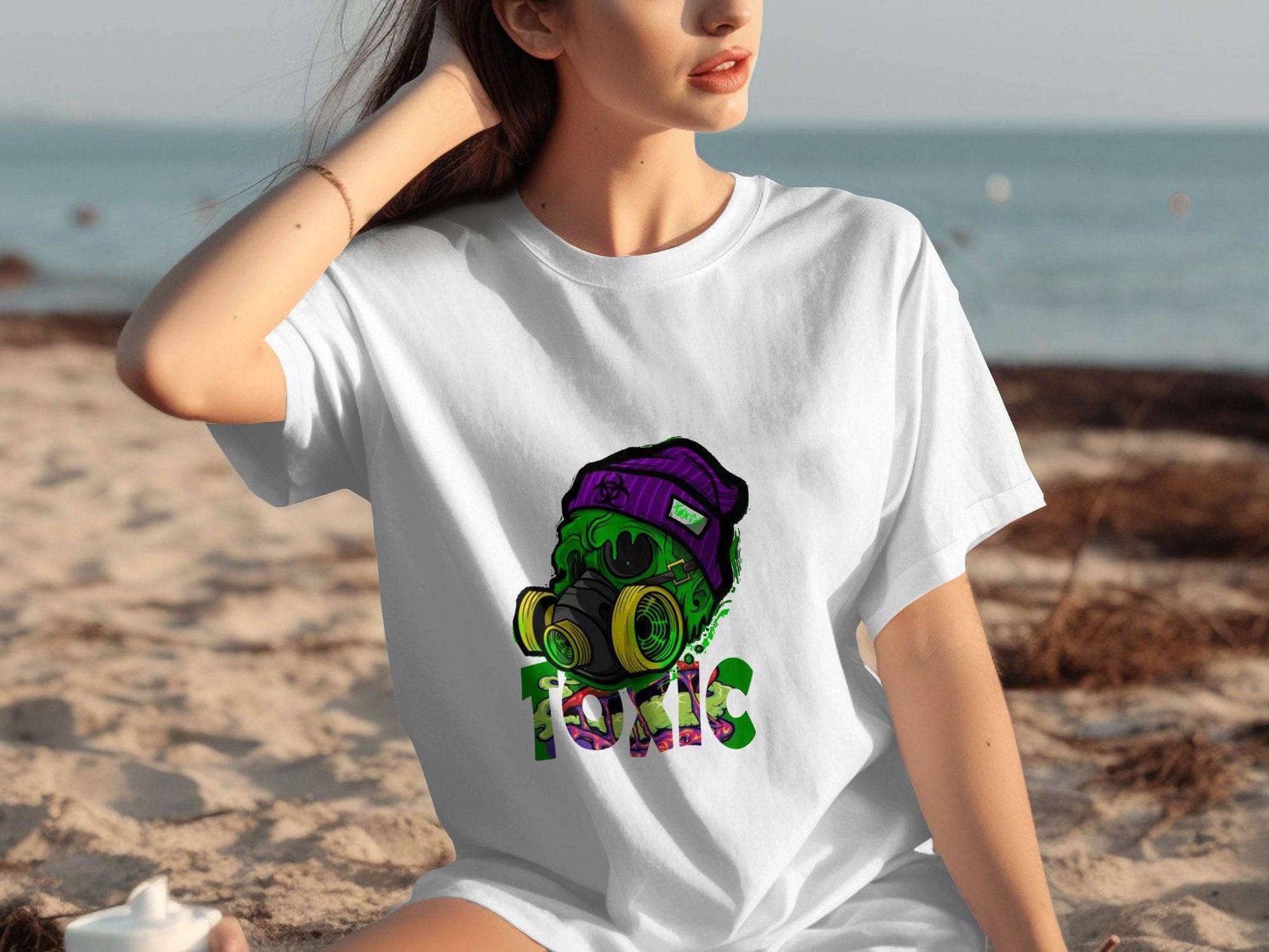 Toxic Waste Character Image Design Printed Graphic T-Shirt - Design & Vybe