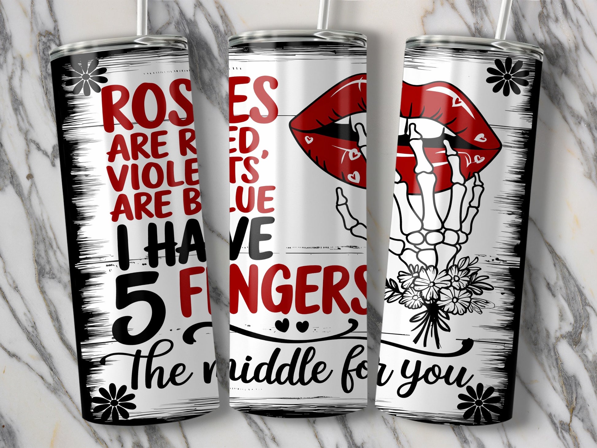 Roses Are Red I Have 5 Fingers Middle For You product