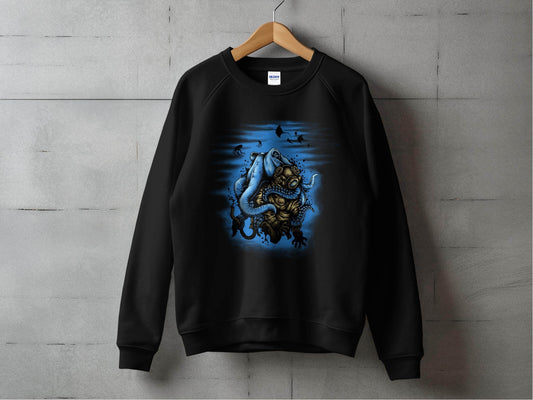 Deep Sea Diver Adventure-Inspired Jelly Fish Graphic Sweater - Design & Vybe