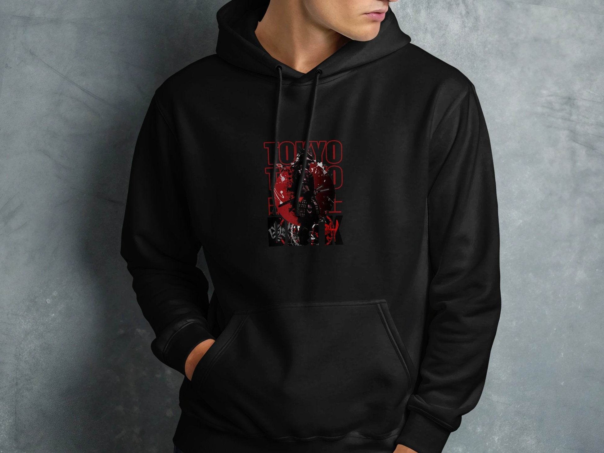 TOKYO Samurai Warrior Japan Style Art Hoodie - Design & Vybe
