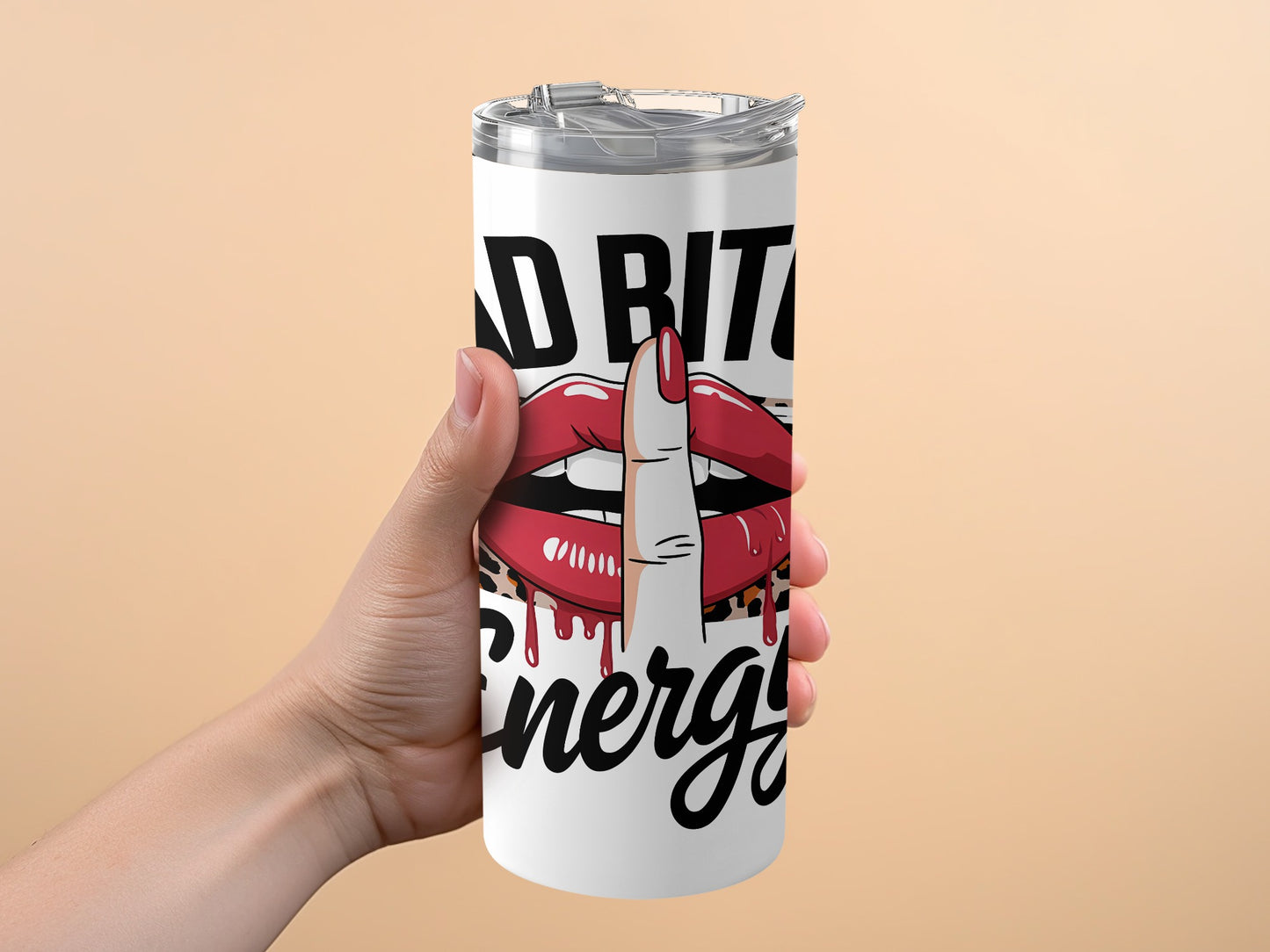 Bad Bitch Energy Dripping Lips Tumbler product