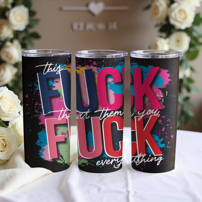 Bold Artistic Design Insulated Tumbler Product