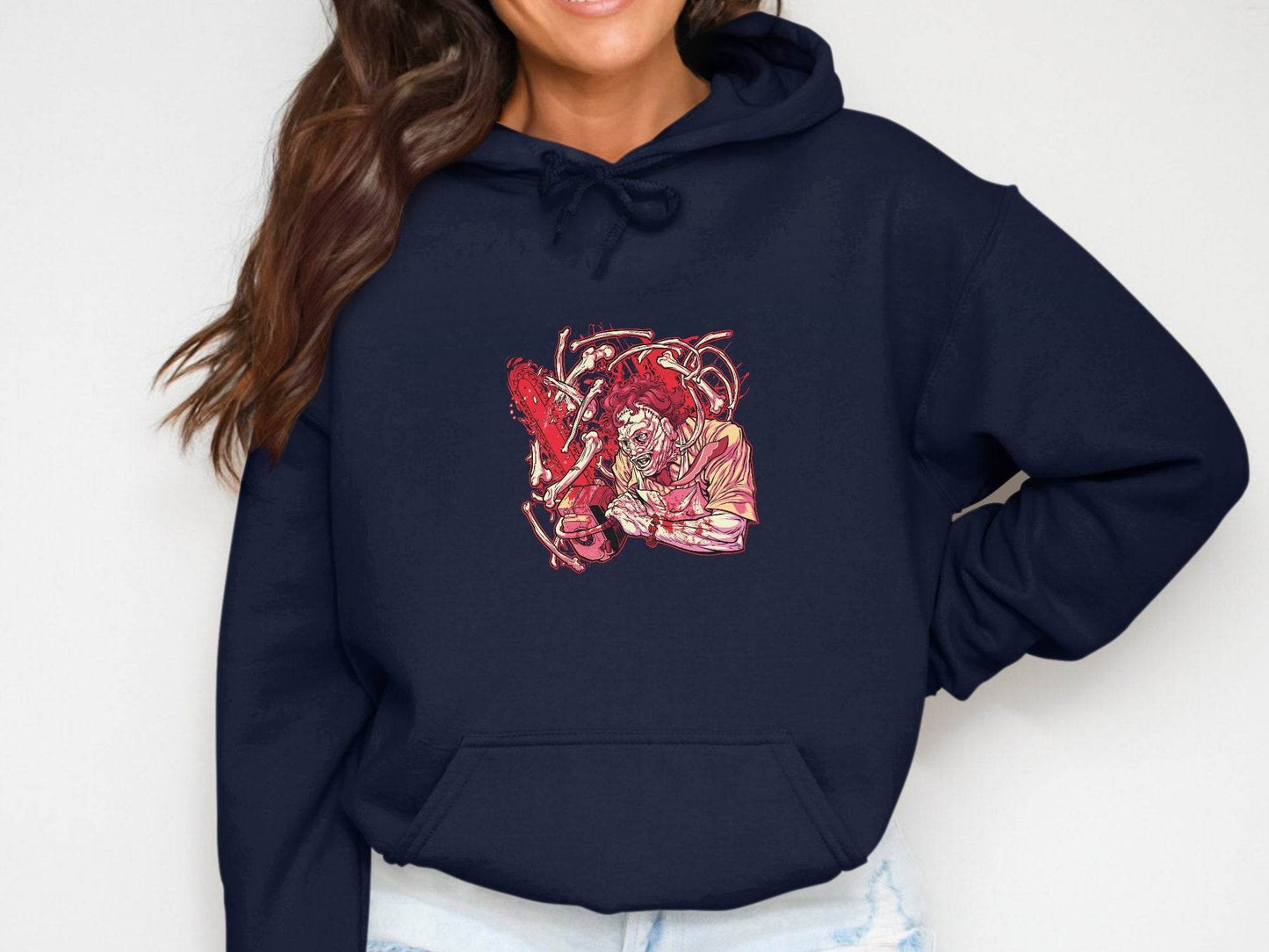 Chainsaw Massacre Graphic Style Design Awesome Hoodie - Design & Vybe