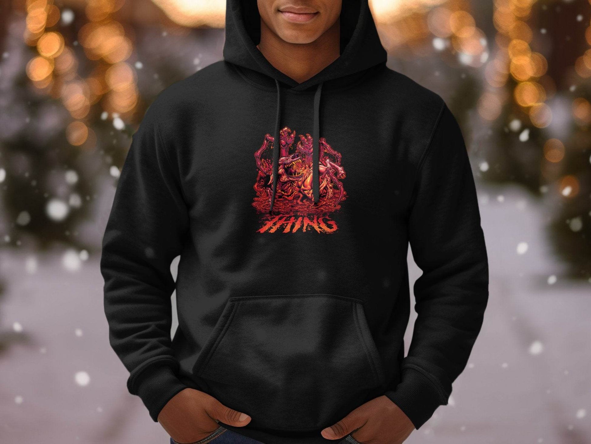 The Thing Horror Monster Dog Graphic Art Design Hoodie - Design & Vybe