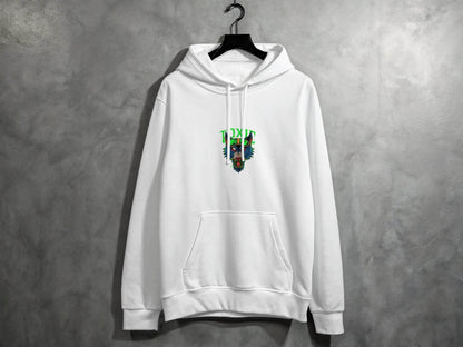 Toxic Wolf Artistic Graphic with Goggles Cool Hoodie - Design & Vybe