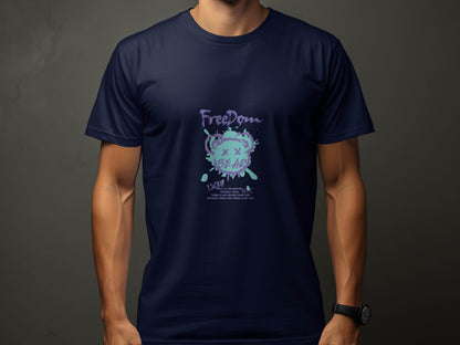 Freedom Bear Ideal Hope Graphic Design Cool T-Shirt - Design & Vybe