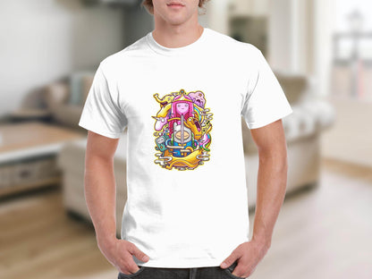Adventure Time Characters Illustration T-Shirt - Design & Vybe