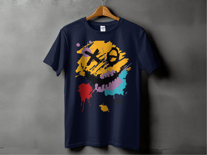 Colorful Smile Mood Abstract Art T-Shirt - Design & Vybe