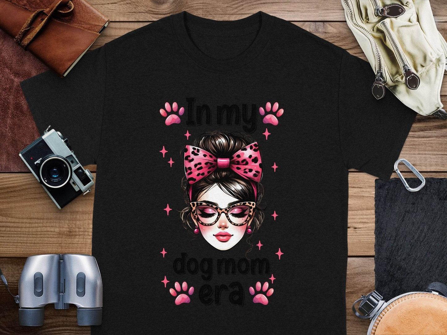 In My Dog Mom Era Stylish Woman Graphic Design T-Shirt - Design & Vybe
