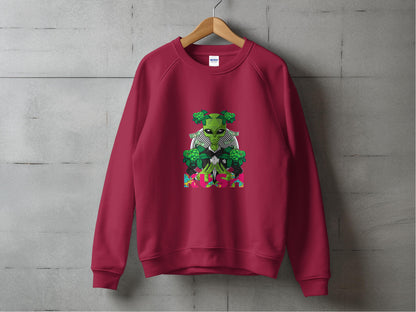 Alien with Green Smoke Graphic Sweatshirt product