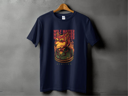 Wolf Master Illustration Artistic Apparel Design T-Shirt - Design & Vybe