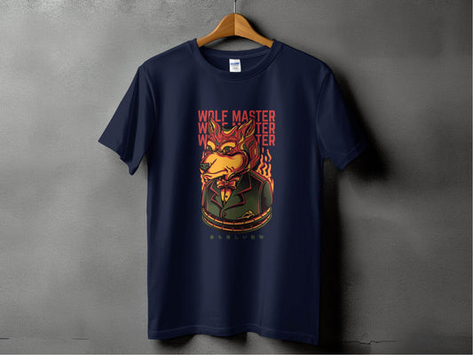 Wolf Master Illustration Artistic Apparel Design T-Shirt - Design & Vybe