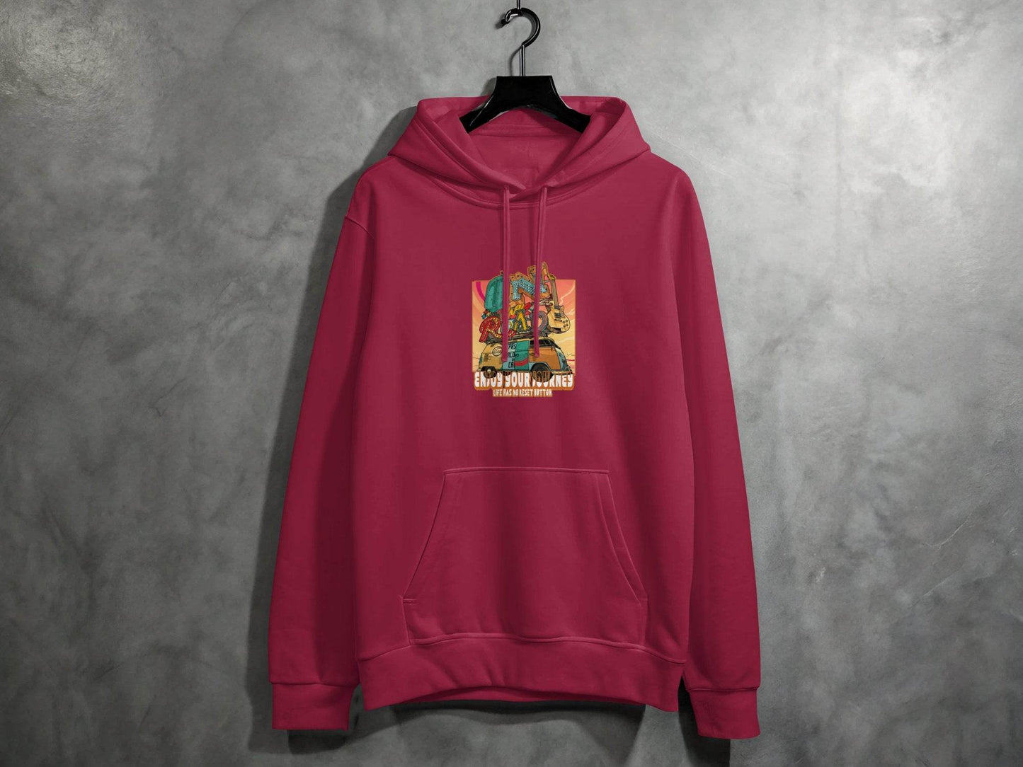 On The Road Again Travel Van Trip Artwork Hoodie - Design & Vybe
